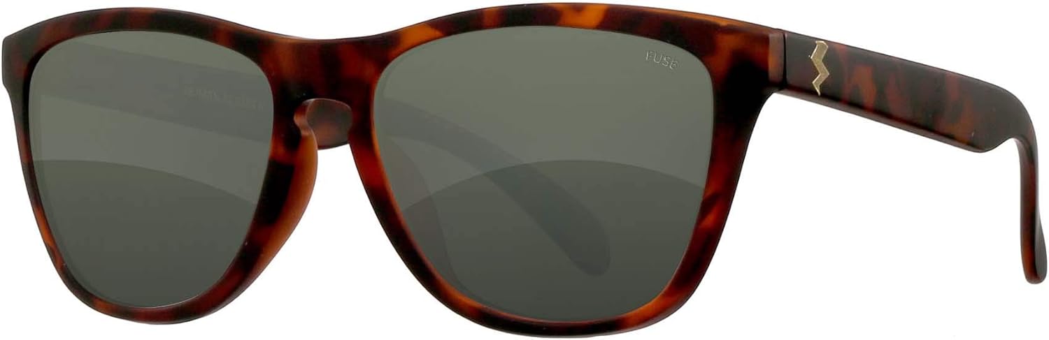 Fuse Lenses 3 Rooker UV Sunglasses with Replacement Lenses - Tortoise Frames