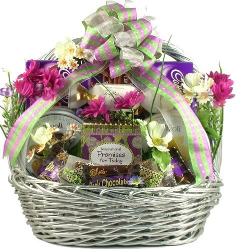 Elegant Easter Gourmet Sweets Gift Basket