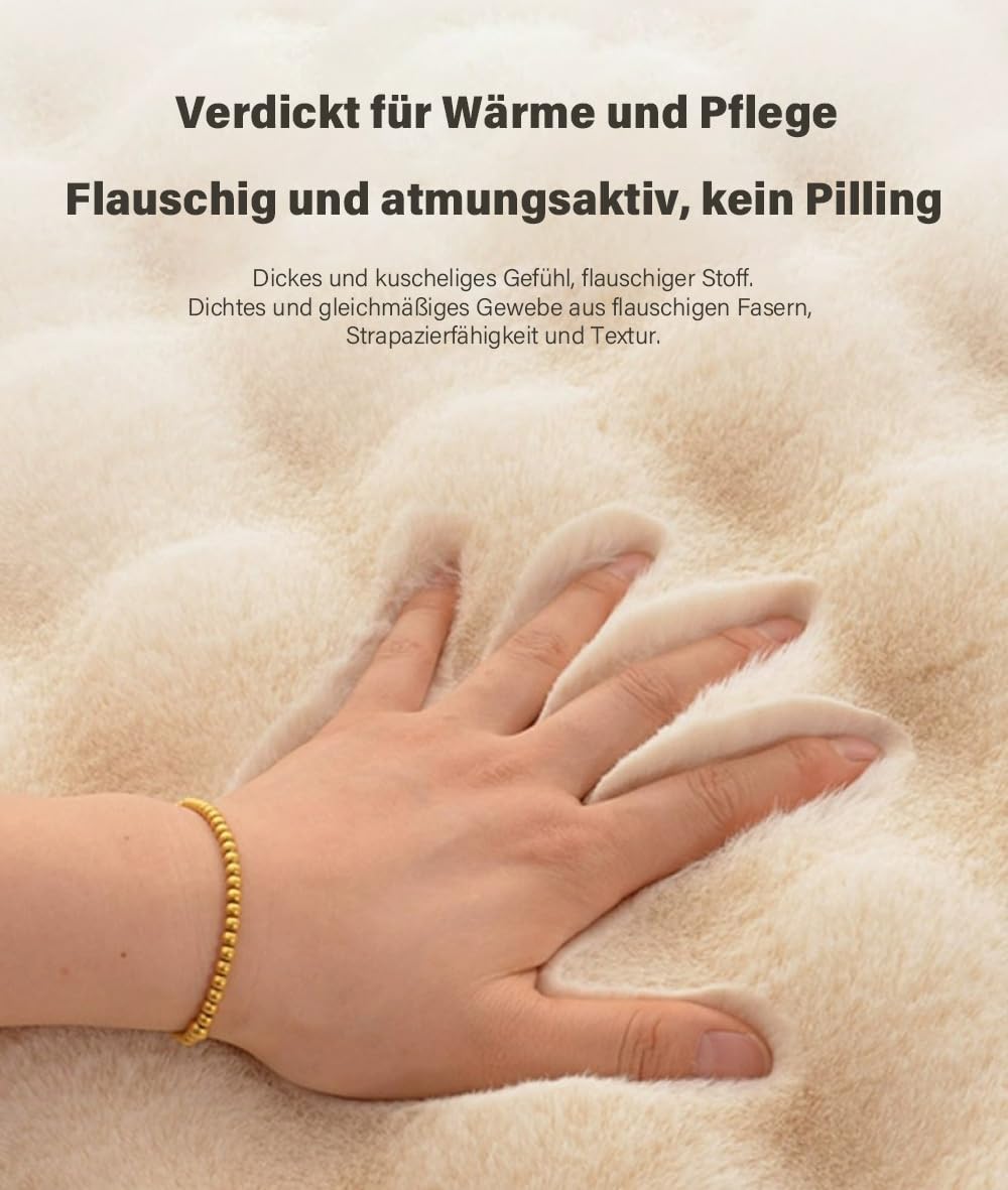 Nyescasa Hochflor Teppich Rund Langflor Wohnzimmer Beige 100cm | Modern Flauschig Weich Runder Kunstfell Teppich für Wohnzimmer Kinderzimmer Schlafzimmer Flur
