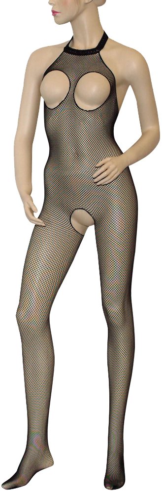 Net Catsuit Black S-L
