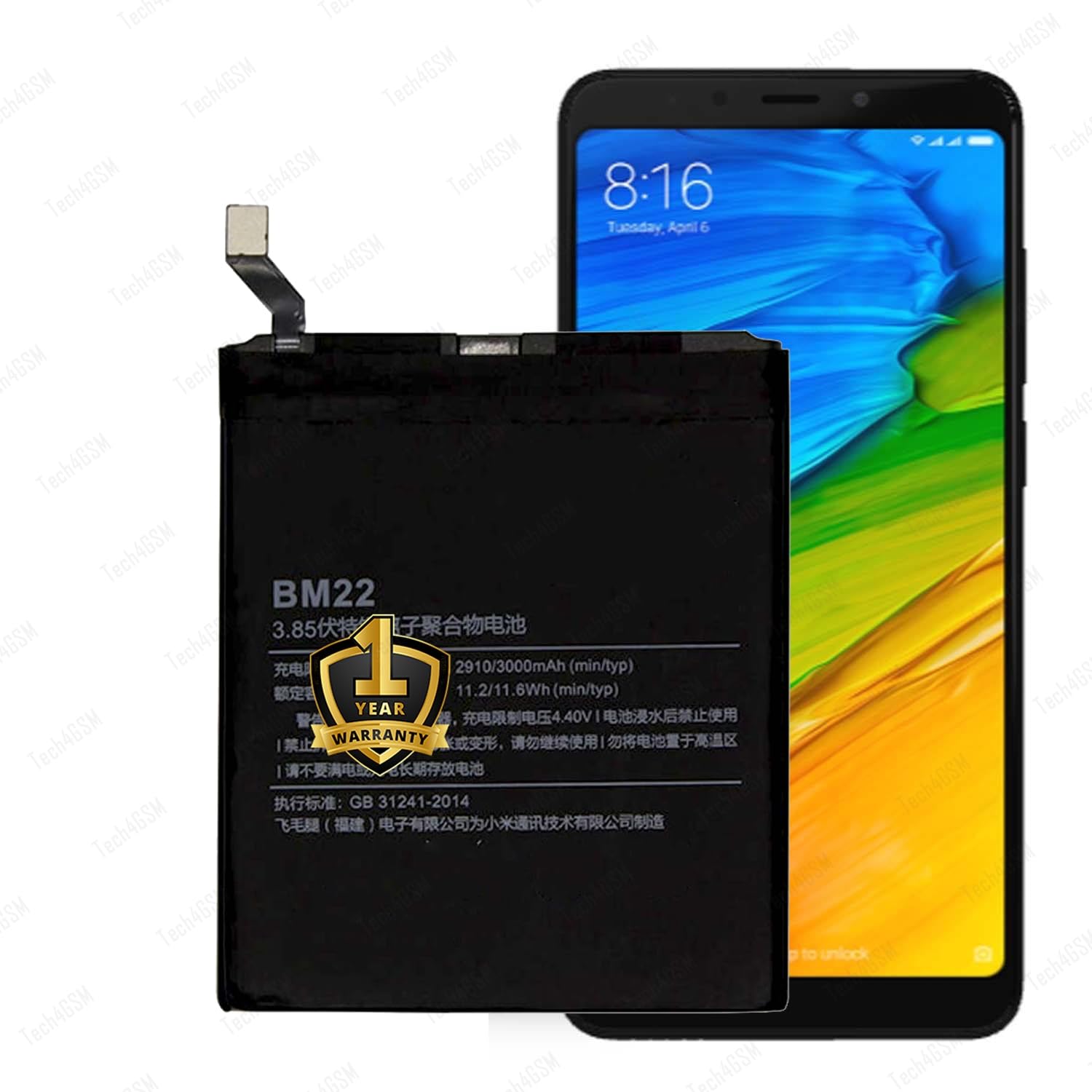 0RGINAL BATARY BM22 XIA0MI MII 5-3000MAH - 1 Year Warranty-image-46