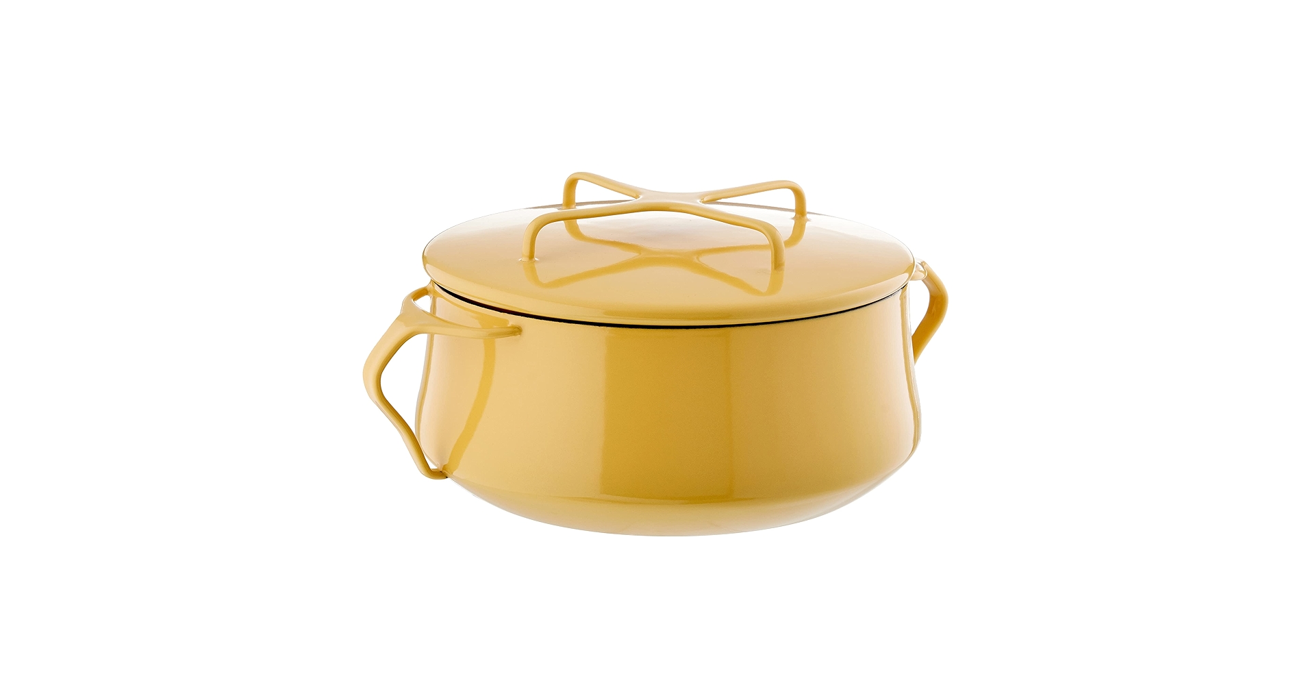 DANSK Kobenstyle イエロー キャセロール Amazon.com: Dansk Yellow Kobenstyle 2 Qt. Casserole, 4.50 LB