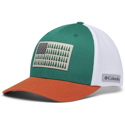 Columbia Tree Flag Mesh Ball Cap-High Crown