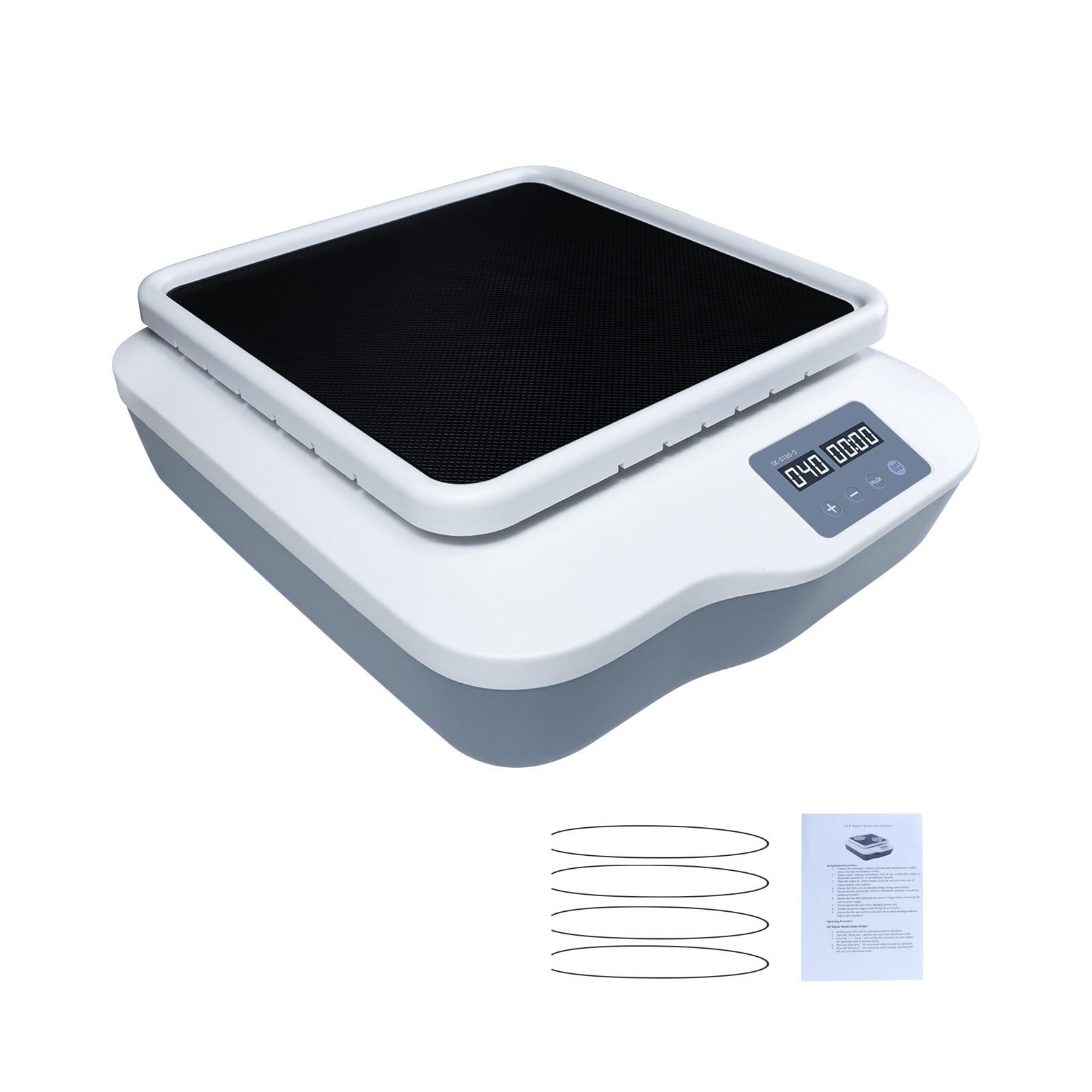 Agitador Orbital, oscilador Multiusos de Laboratorio, Velocidad Ajustable, Pantalla LED de Laboratorio, agitador Orbital, Mezclador de Equipo de Laboratorio