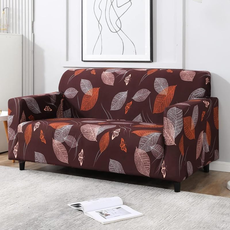Premium Elastic Fitted Stretchable Universal Sofa Cover 3 Seater Sofa Cover |3 Seater Fully Covered Sofa Cover Sofa Cover Beautiful Design (Pack of-1) R5-image-49