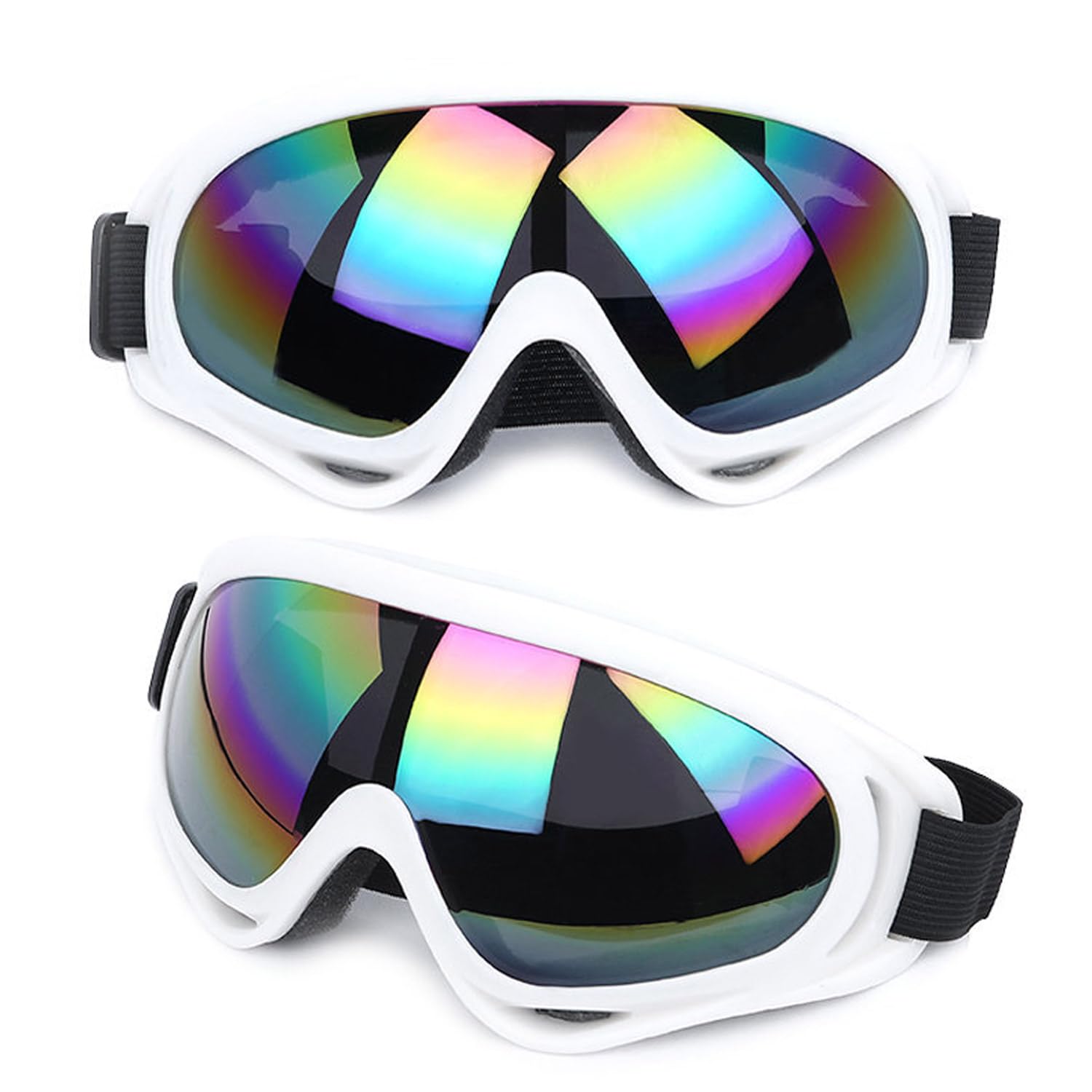 Lunettes de ski, de snowboard, de ski, anti-buée, de protection UV, pour activités de plein air, ski, cyclisme, snowboard, randonnée, protection des yeux, unisexe