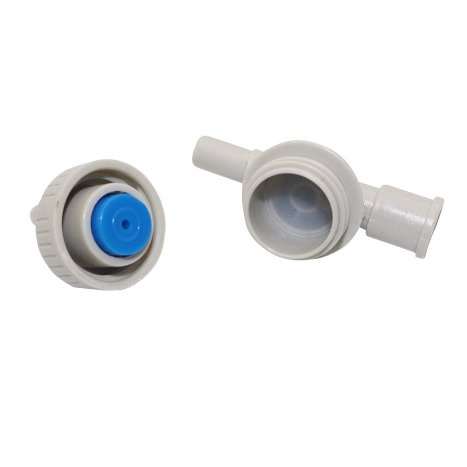 Kit de manguera de rociadores de plantas Anti-fugas de efecto invernadero micro válvula Tobera Accesorios agrícola de riego por goteo manguera de conexión 100 piezas (Color : Grey, Diameter : 6mm)
