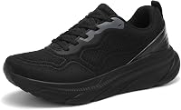 DWSTN Men's Breathable Mesh Running Shoes - Lightweight Non-Slip Lace-Up Walking Sneakers for Workouts & Road Running