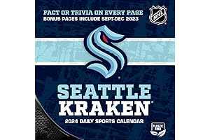 Turner Sports Seattle Kraken 2023 Wall Calendar
