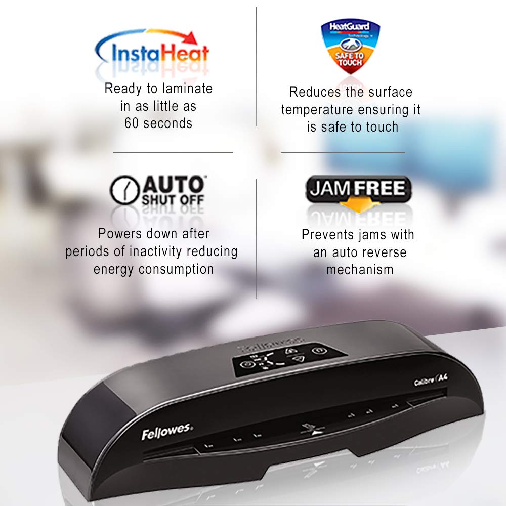Fellowes Calibre A4 Cold/hot laminator 500 mm/min Nero