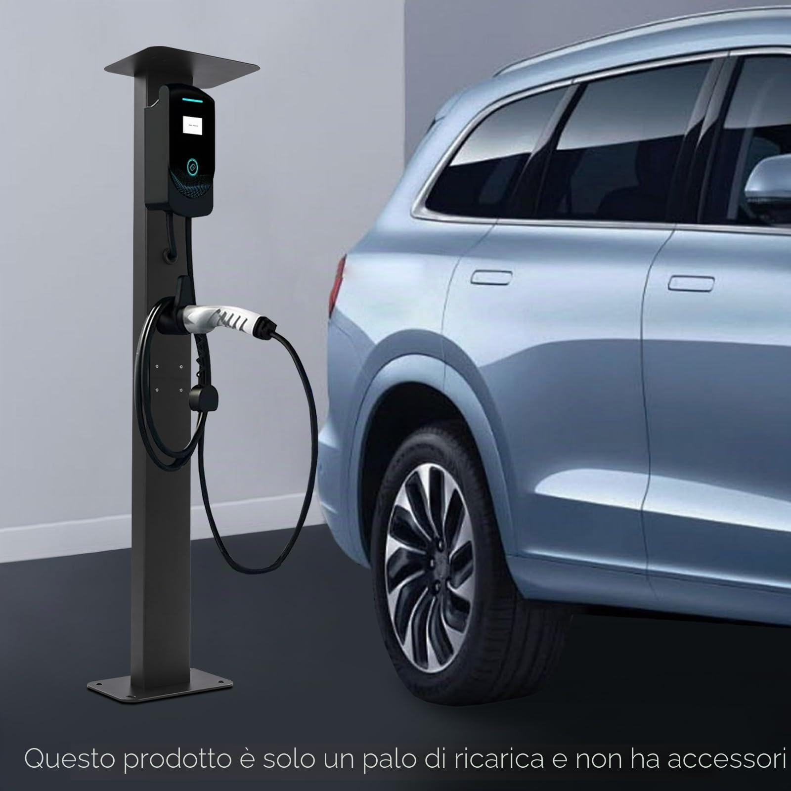 Base universale per Wallbox, 1,5 – 2 mm, stazione di ricarica EV, pali di montaggio con connettori a parete, per interni, esterni, garage