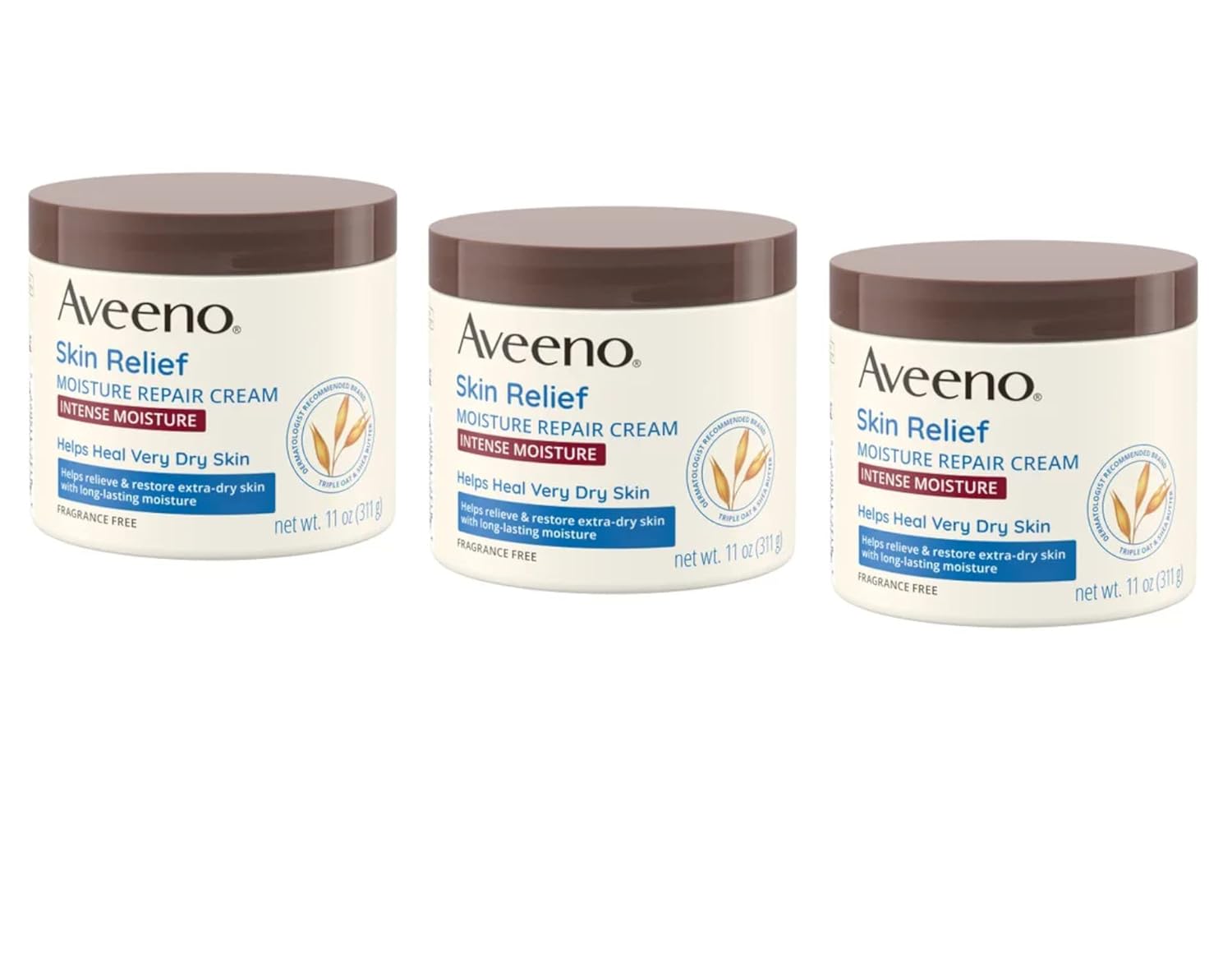 Aveeno Skin Relief Intense Moisture Repair Cream, 11 oz by Aveeno