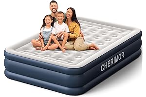 Air Mattress Queen with Built-in Pump for Effortless Camping