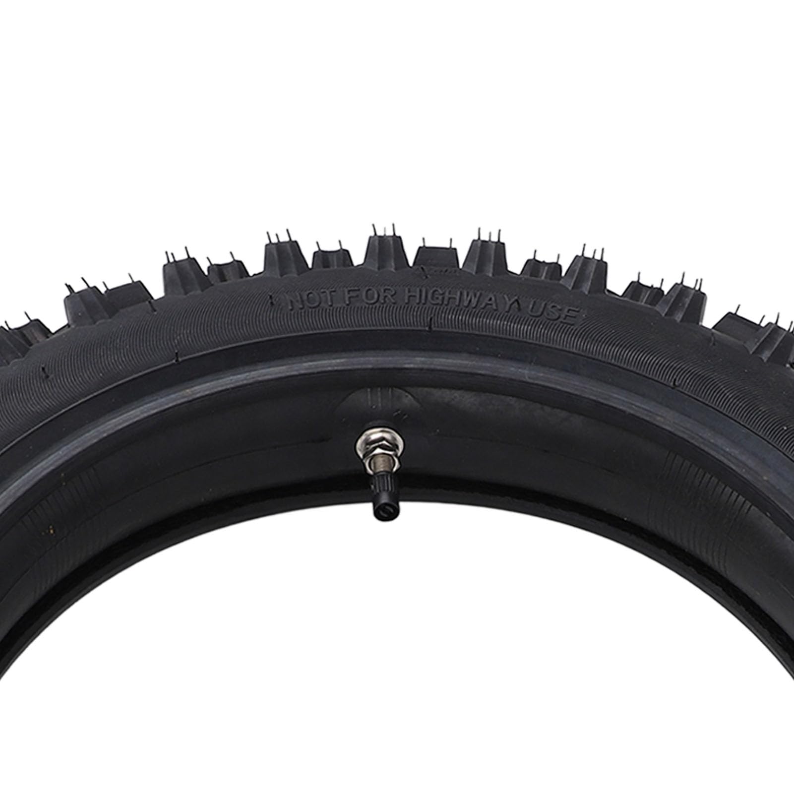 aqxreight 80/100-12 Pneu 3.00-12 Kit de Pneu de Moto Hors Route et Tube Intérieur avec Soupape TR87 pour Bord de 12 Pouces de Vélos de saleté Mini Vélos de saleté