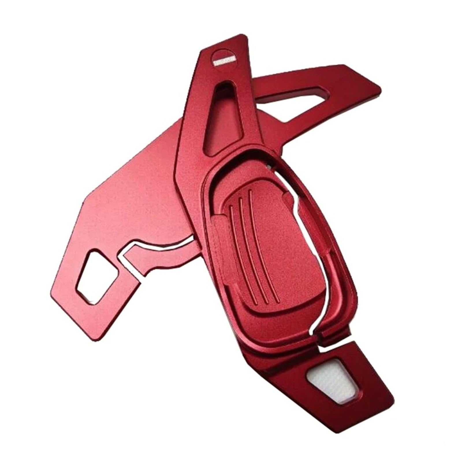 Xxiucj Car Paddle Shifter Extensions for RS3 for RS4 for RS6 for RS5 for RS7 for S5 for SQ5 Car Steering Wheel Shift Paddle Extension(Red)