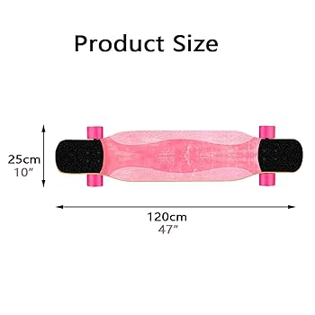 Amazon.co.jp: 47インチのロングボードスケートボードのロング