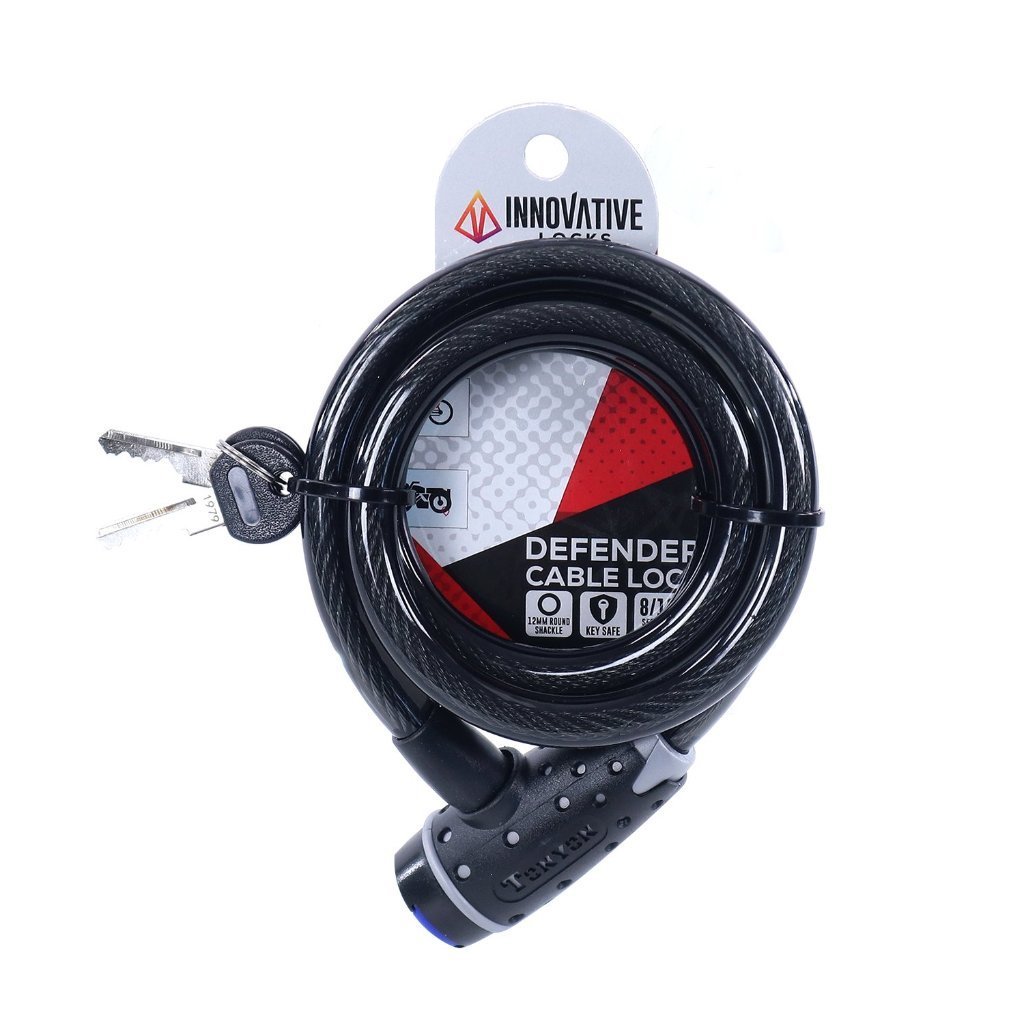 Bike Locks Heavy Duty Anti Theft Bike Lock by Innovative Sports Distribution - Ebike Lock, Fixie Bike Lock, BMX Bike Lock Chain, and Road Bicycle Lock