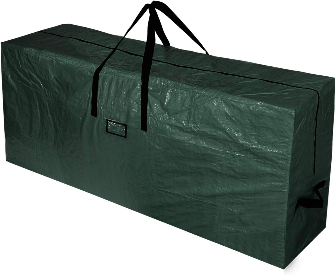 BOTINDO Christmas Tree Storage Bag, Large Zippered Xmas Tree Bag with 2 Reinforced Handles, Un-Assembled Artificial Christmas Tree (9ft, Green)