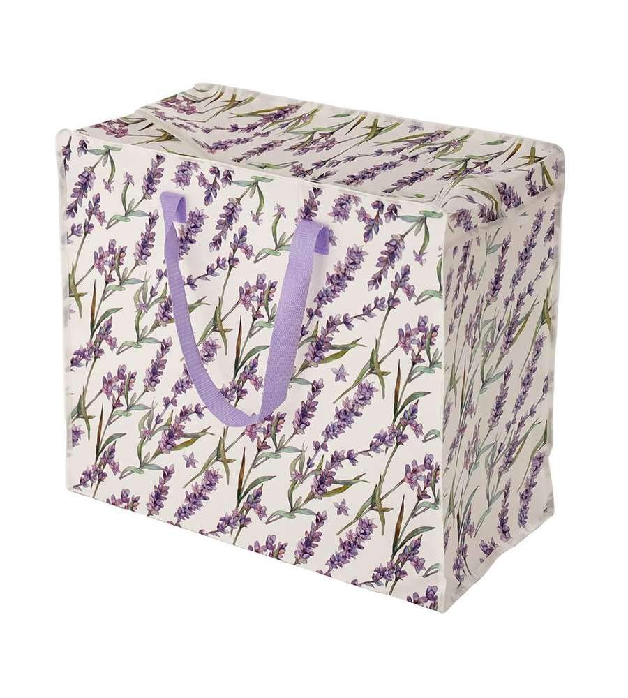 Puckator Panier à Linge ou Sac de Rangement Pick of The Bunch-Fleurs Lavande Laundry Bags, Multicoloured, Unique