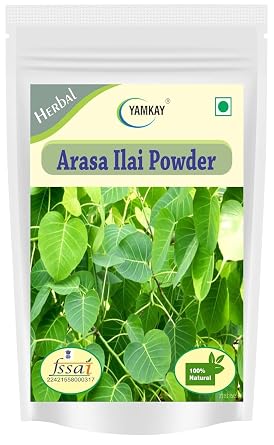 Arasa Ilai Powder - Peepal Leaf | Ficus Religiosa Leaf Powder | Bodhi Tree Powder | Sacred Fig Leaf | 100% Natural Herbal Supplement | Premium Quality 1500 GM, Peepal Tree Leaves Powder