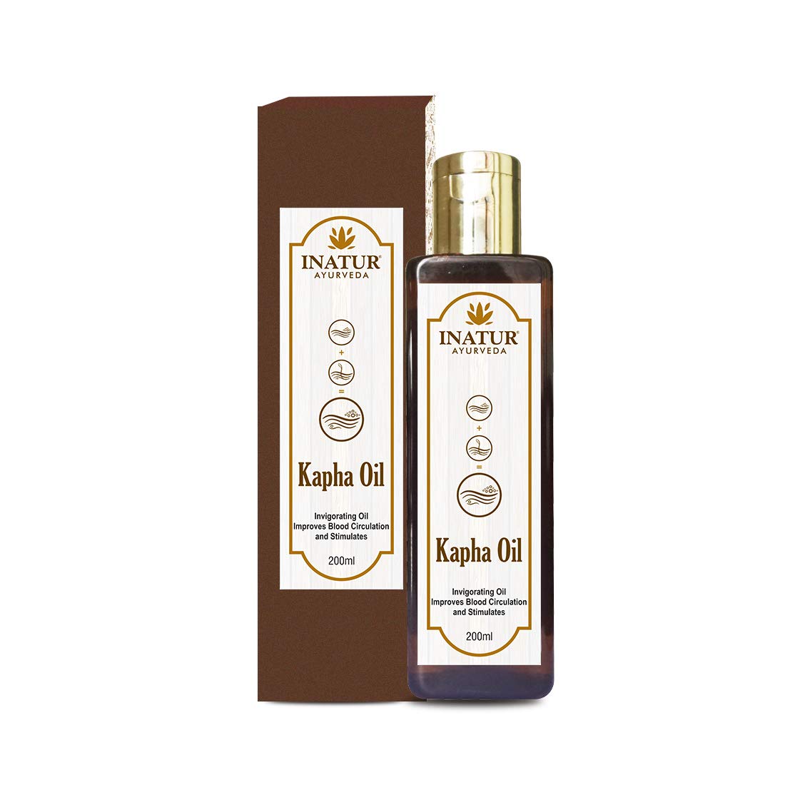 Inatur Ayurvedic Kapha Oil, Kapha dosha, Massage Oil, 200 ml