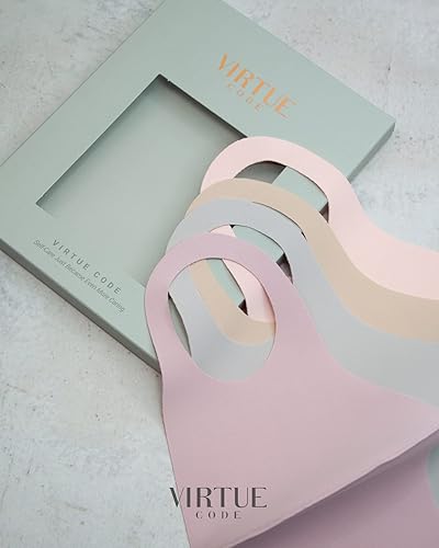 Miniatura 26 de Virtue Code Second Skin - Paquete de cubrebocas de tela 4 cubrebocas suaves de tela lavable. Negro