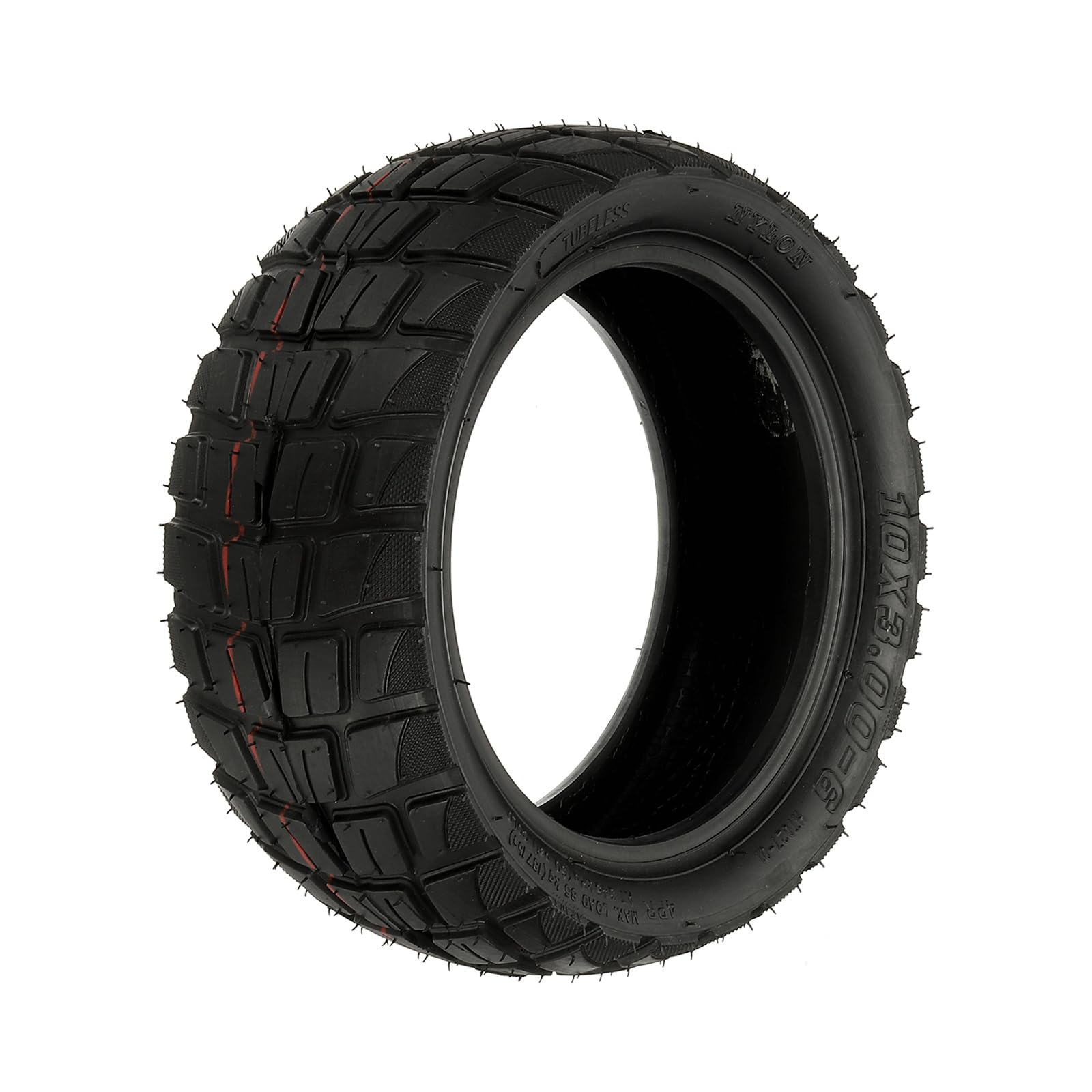 PATIKIL 10x3.0 Butyl Scooter Replacement Off-road Tire, 1 Pcs Thicker Butyl Rubber Outer Tire for 10 Inch Electric Scooters and Mini Bikes Tire Replacement
