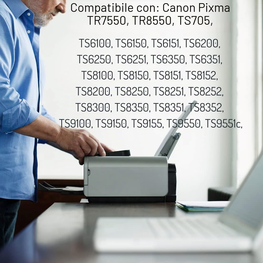 5 cartucce commestibili compatibili con Canon PGI-580 Y CLi-581. L'inchiostro commestibile non contiene glutine. Verificare la compatibilità prima dell'acquisto