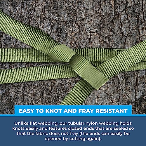 Rock-N-Rescue Professional Grade Nylon Tubular Webbing - Heavy-Duty 1-inch, Rescue Equipment for Mountaineering Rappelling Arborist Safety Gear, Firefighting and Rescue Gear - Image 6