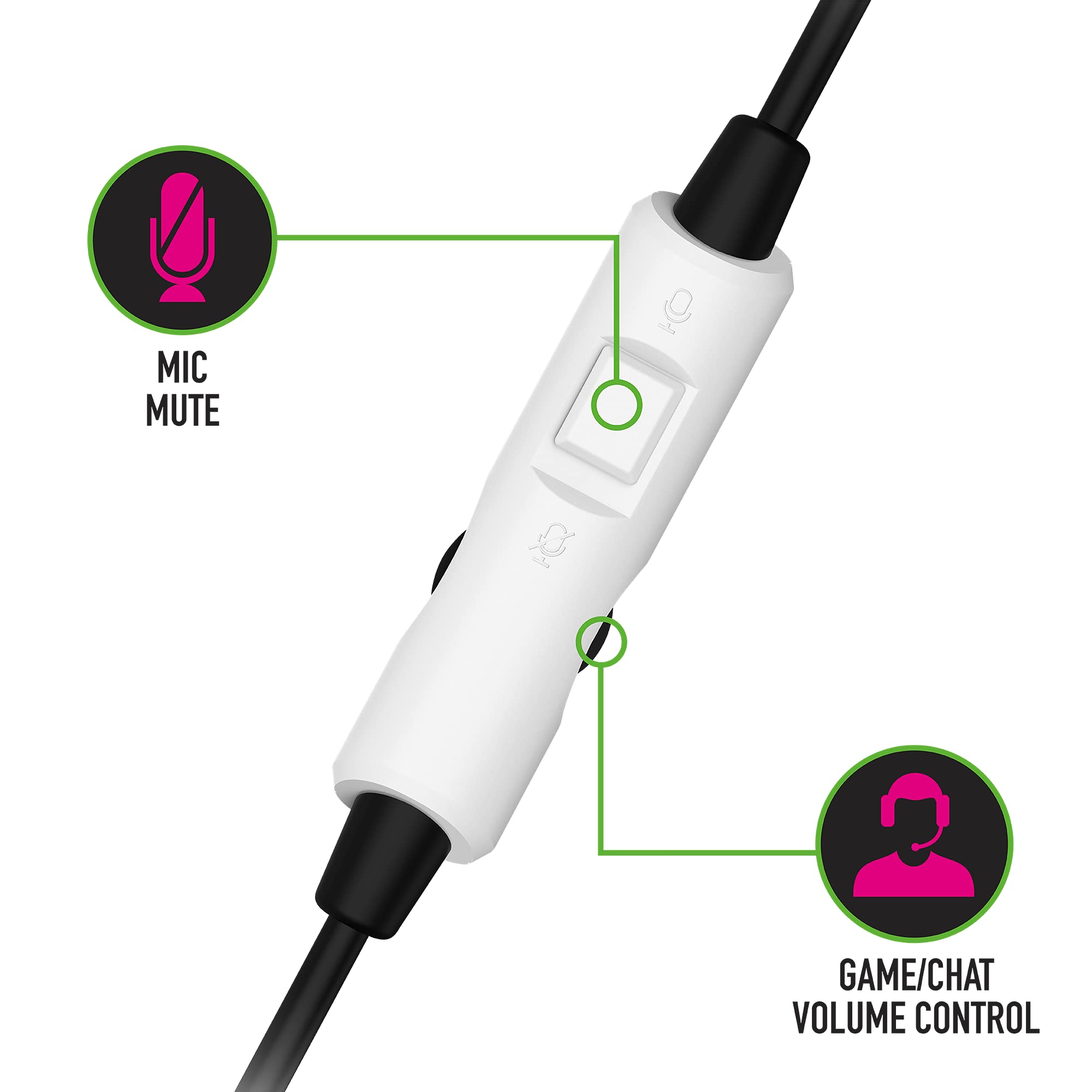 STEALTH Street Over-Ear - Cuffie da gioco con supporto, per PS4/PS5, Xbox, Nintendo Switch, PC con microfono flessibile, jack da 3,5 mm, cavo da 1,5 m, leggero, confortevole e durevole