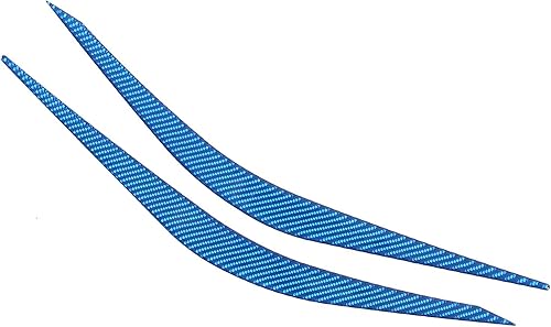 Miniatura 5 de Kit de decoración de cubierta de palas delanteras, calcomanías exteriores para parachoques delantero, calcomanías de fibra de carbono, accesorios