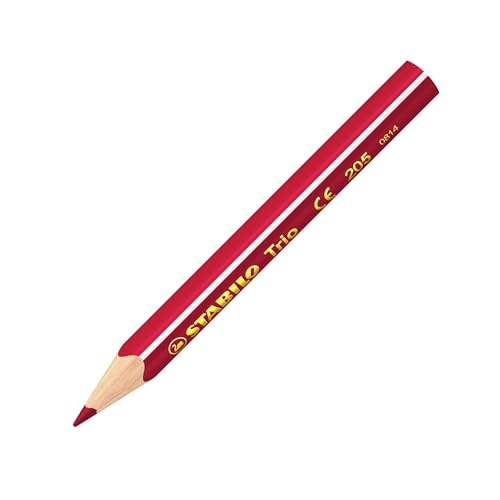 Image of STABILO Trio Thick Short Colouring Pencils - Wallet of 12, Assorted Colours