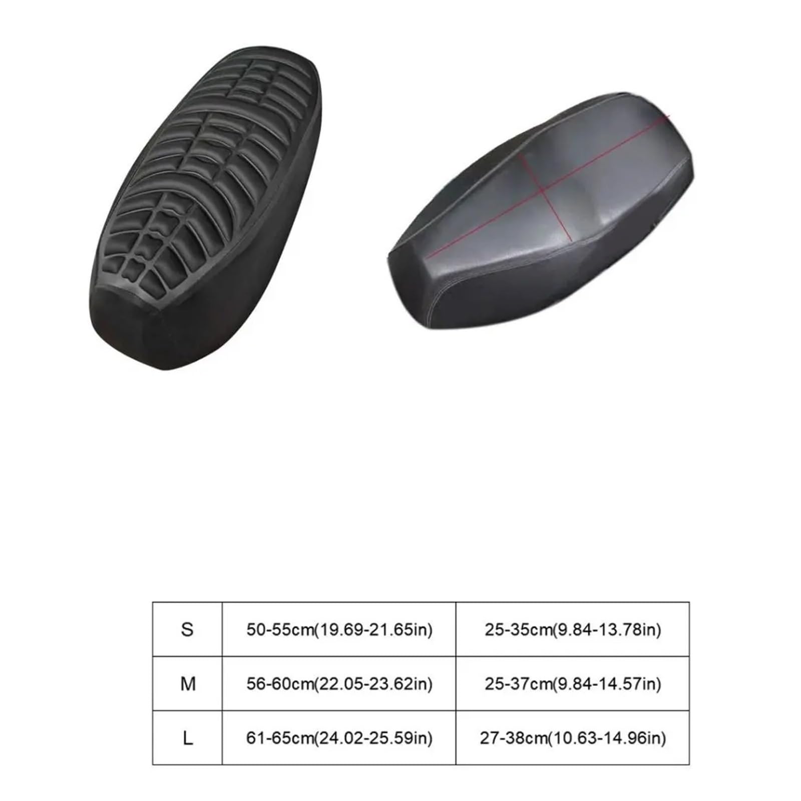 Funda para Asiento de Motocicleta Funda para Asiento de Motocicleta, Transpirable, Antideslizante, eléctrica, para Funda, protección Solar(Black-S)