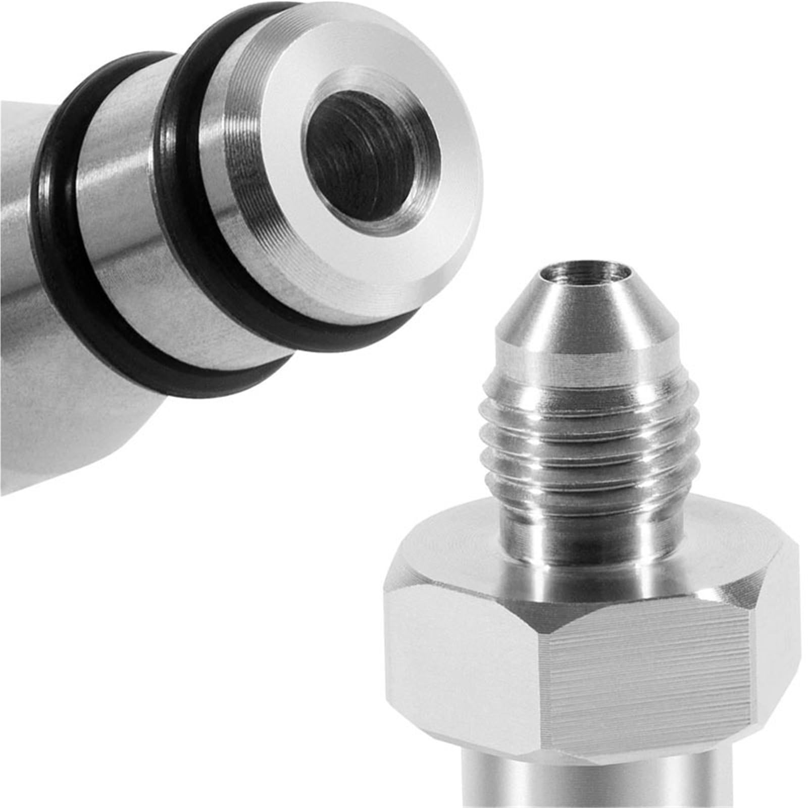 Juego de embrague con cojinete Adaptador de línea hidráulica para cilindro esclavo embrague AN-4 TREMEC SWAP SS (acero y caucho) para GM LS LSX TR6060 Sets para embrague para coche