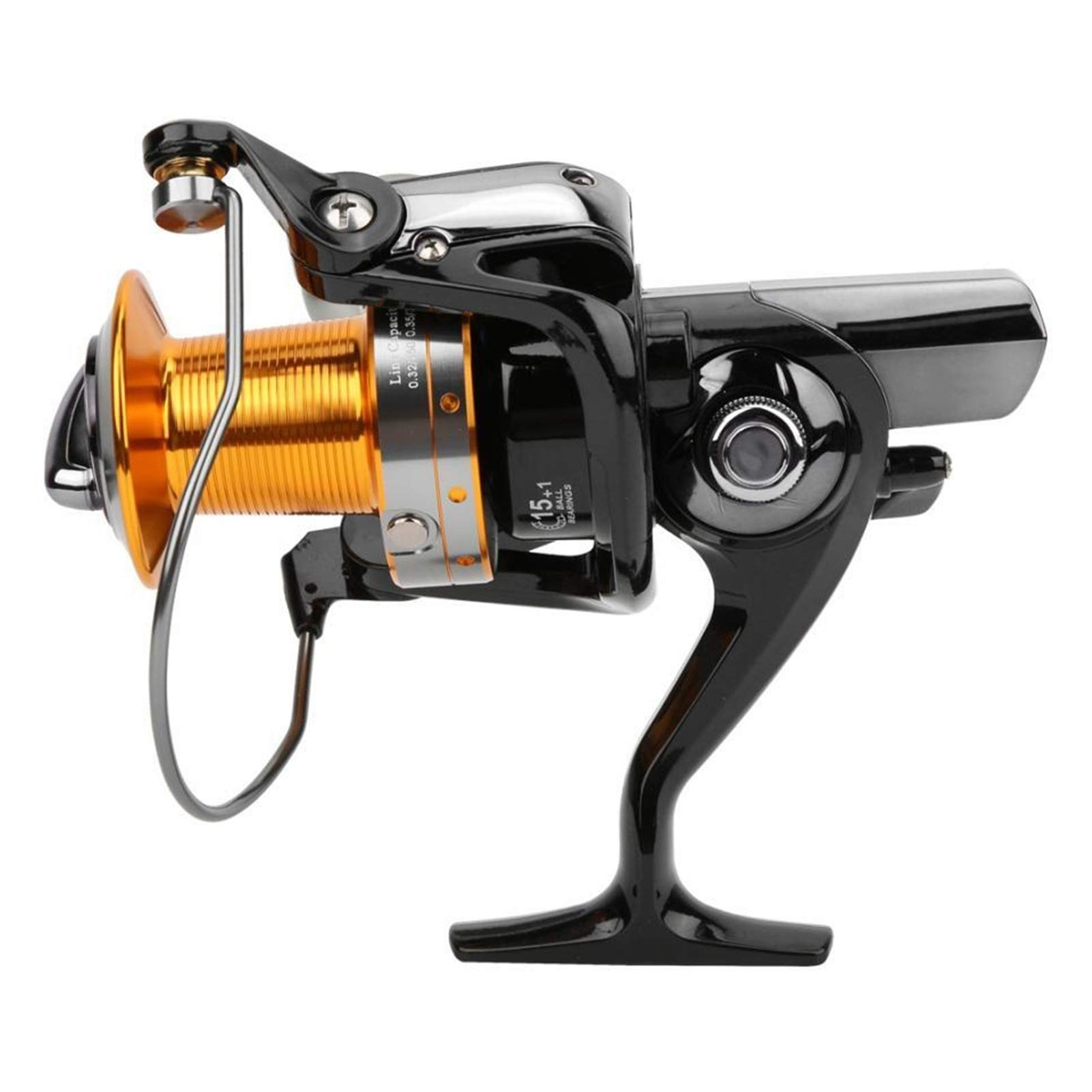 Fishing Reels Fishing Reel 15+1 Shaft HS7000 HS8000 HS11000 Metal Spinning Fishing Wheel Fish Bai Casting Wheel Long Shot Fishing Reel for Inshore Boat Rock Freshwater Saltwater (Color : 7000) (8000)