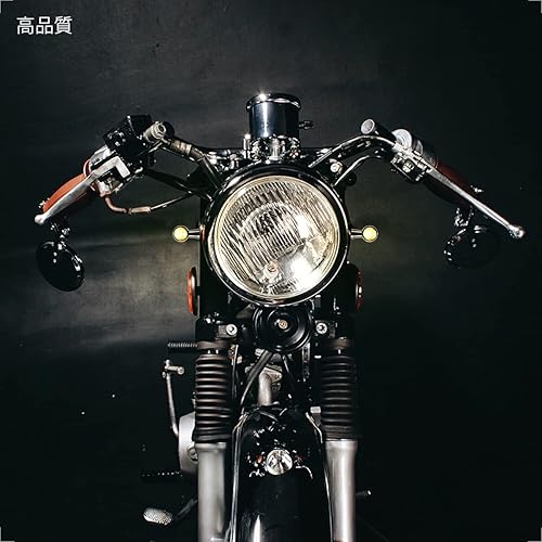 Miniatura 10 de evermotor Mini Bullet - Señales de giro para motocicleta  Luces intermitentes LED impermeables de 12 V, indicadores delanteros y traseros