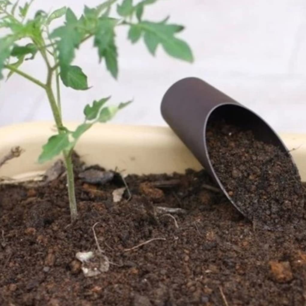 Pelle de Sol en Plastique pour bonsaï et Outil de Jardinage, Pelle jardinière Blanche Robuste