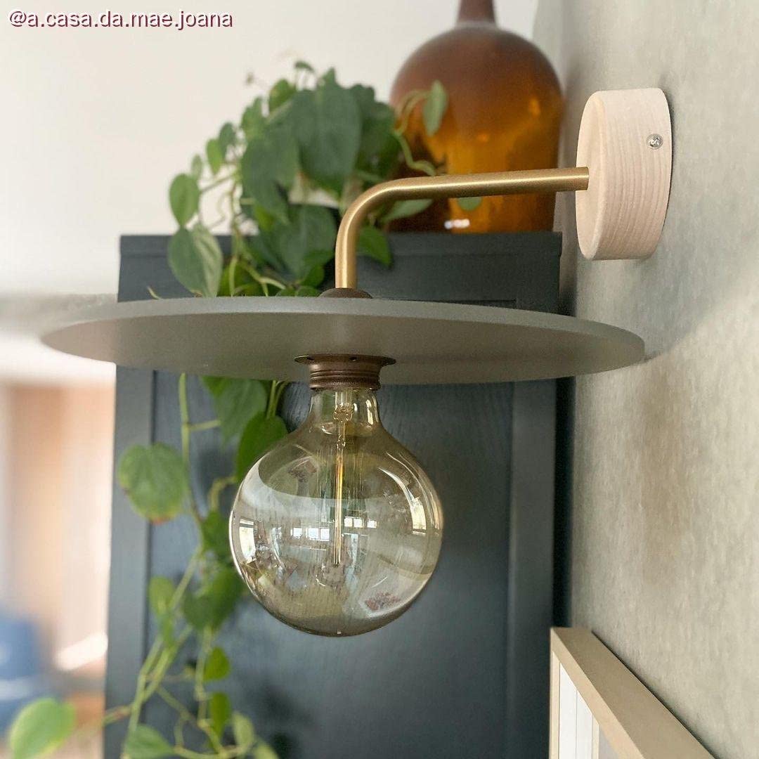 Creative Cables Lampenbaldachin Aus Holz – Für 2XL-Seilkabel, Neutral, DIY-freundlich