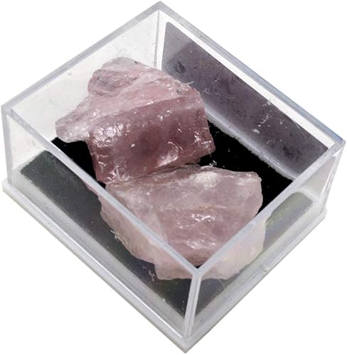 Piedra de cristal curativo de cuarzo rosa natural para suerte, éxito, hacer cambios, confianza en los negocios, creatividad e inspiradora pasión