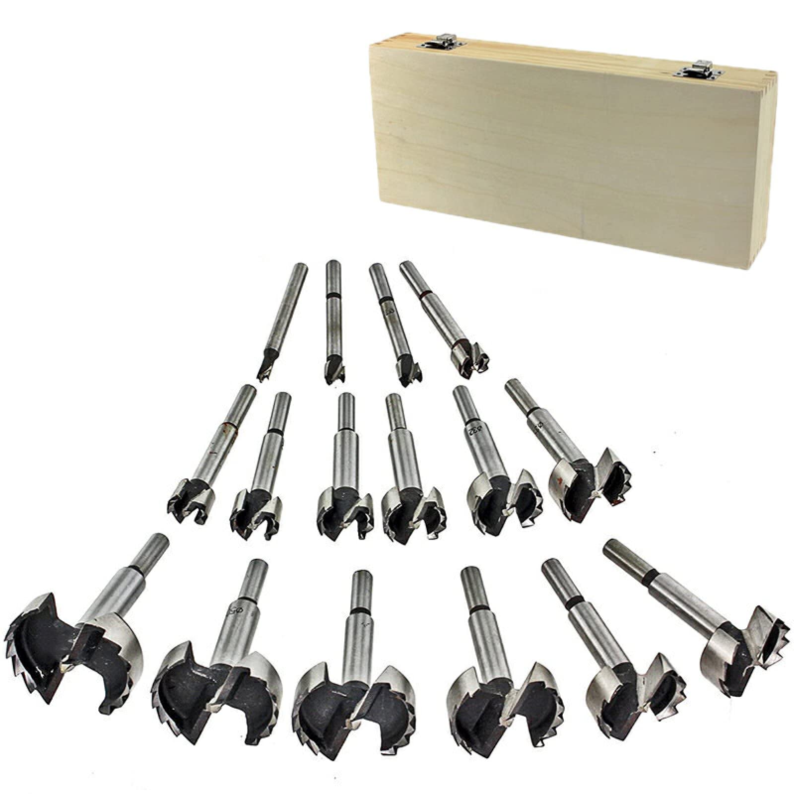 16 pz/set 6-54mm multi-dente noioso trapano kit di lavorazione del legno autocentrante foro sega legno taglierina set di strumenti