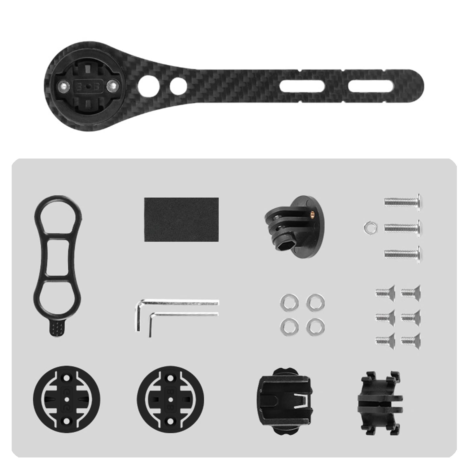 QIAOLIDA Bicycles Computer Mounting Stand Extension Mount Bracket Cycling Bikes Stems Speedometer Holder Front Bike Handle Mount