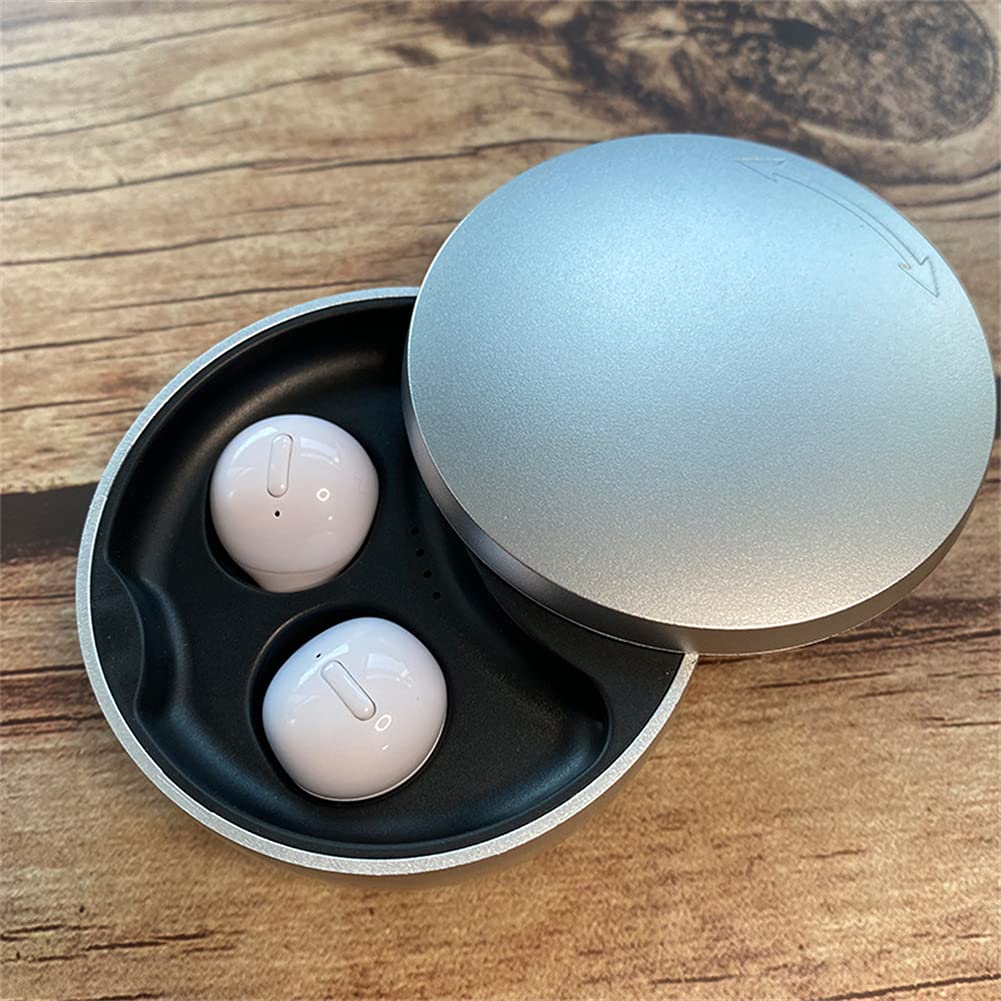 True Wireless Earbuds, Słuchawki Mini Bluetooth 5.0 w uchu z obudową ładowania, dźwięk stereo HIFI, do pracy, biura domowego,Black