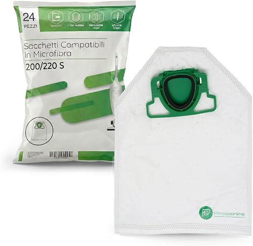 24 Sacchetti Compatibili Folletto VK200 VK220S in…