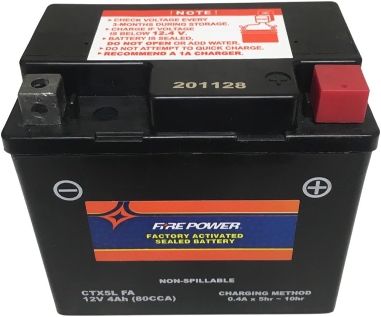 ATV Battery Maintenance Free, fits most Coleman AT125EX