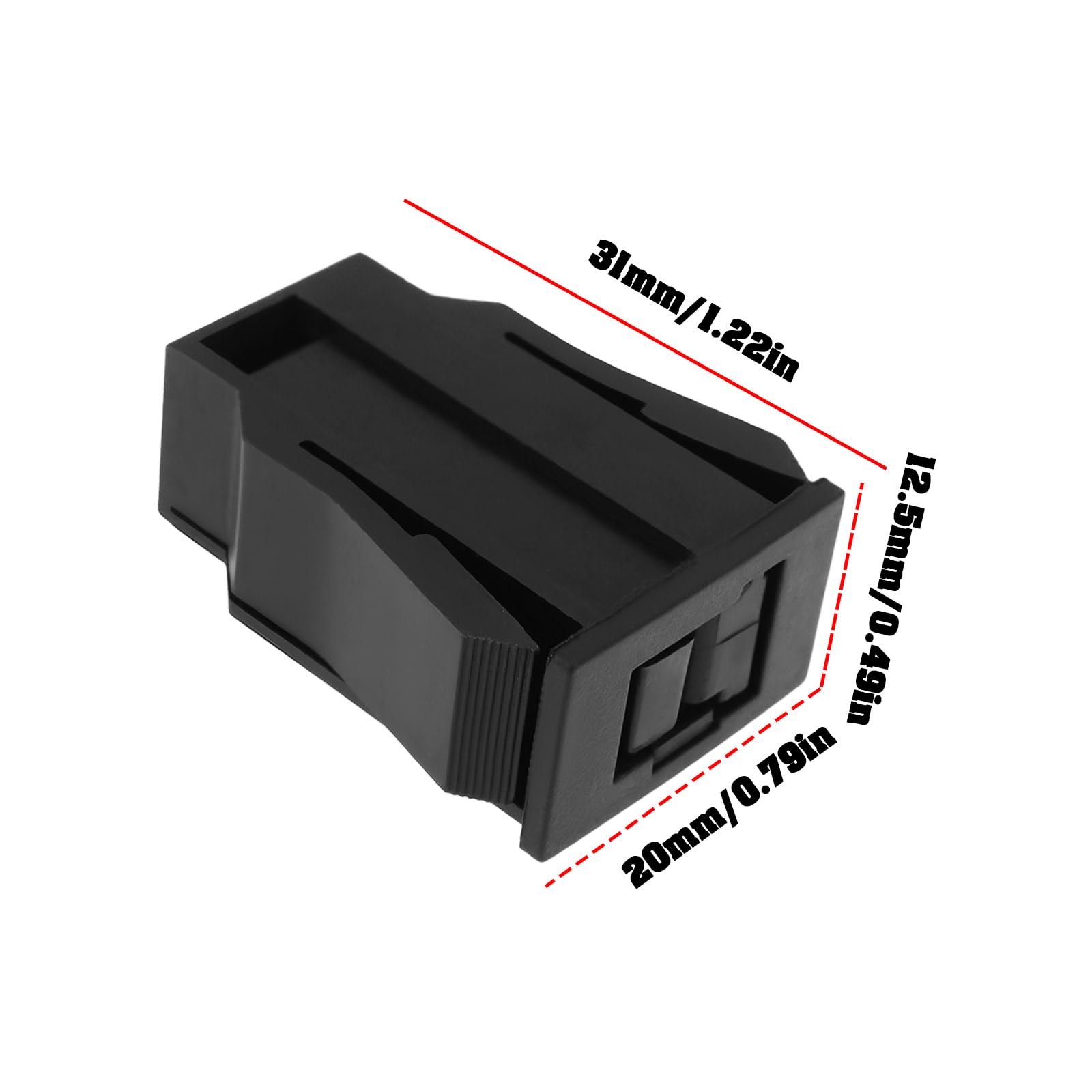 Schowek samochodowy, deska rozdzielcza, schowek na rękawiczki, klamra zamka 8S79A06162AW 1545547 kompatybilna z Ford Focus MK2/2.5 2005~2011