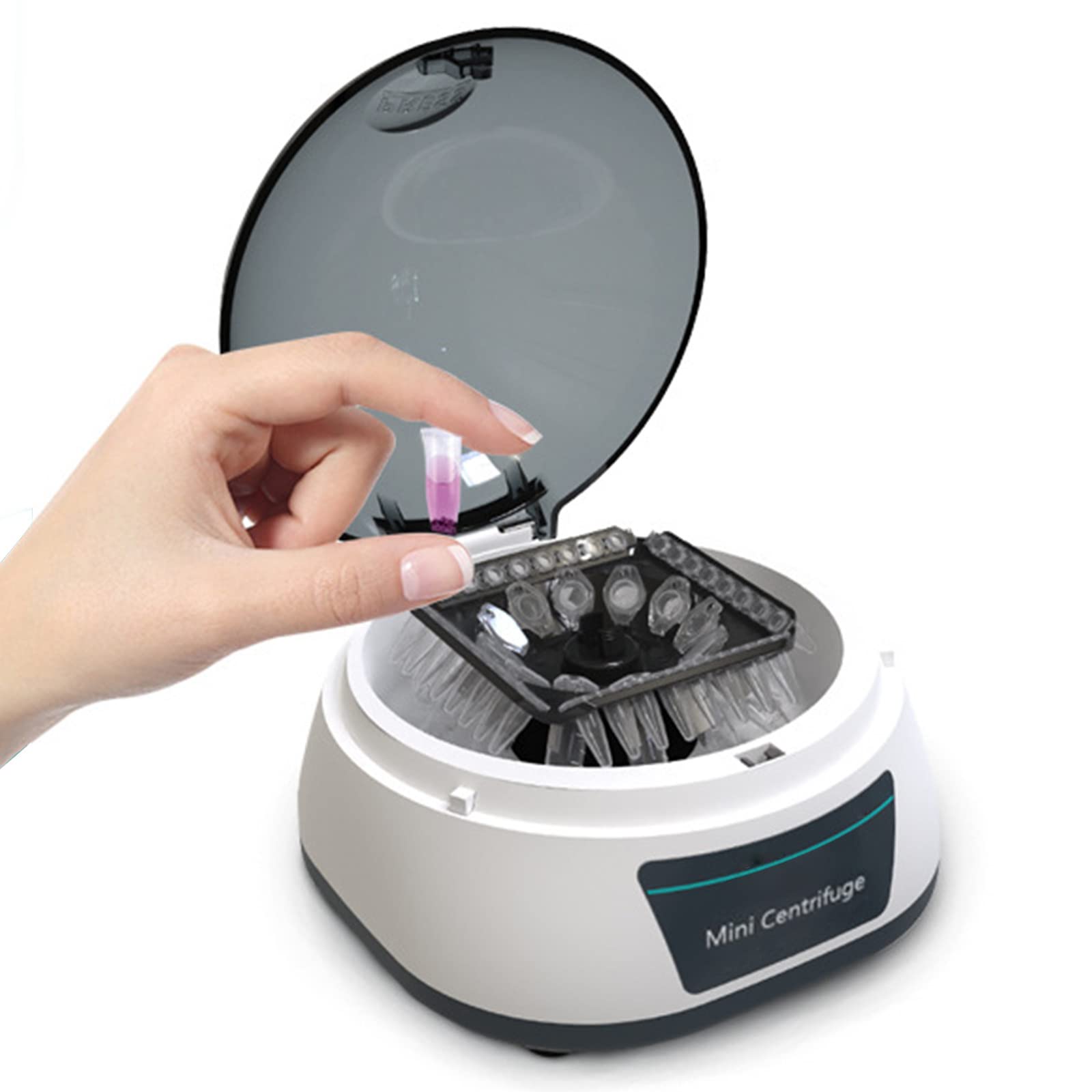 Centrífuga de Laboratorio con Rotor, bajo Nivel de Ruido, 1000-7000 RPM para Tubos de microcentrífuga, CA 100-240 V/CC 24 V, para separación centrífuga,MC-4/7S