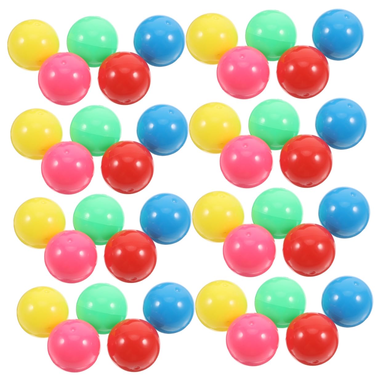 Veemoon 50pcs Colorful 2cm Plastic Ball Pit Balls for Toddlers and Babies