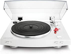 Audio-Technica AT-LP3WH Fully Automatic Belt-Drive Stereo Turntable, White - coolthings.us