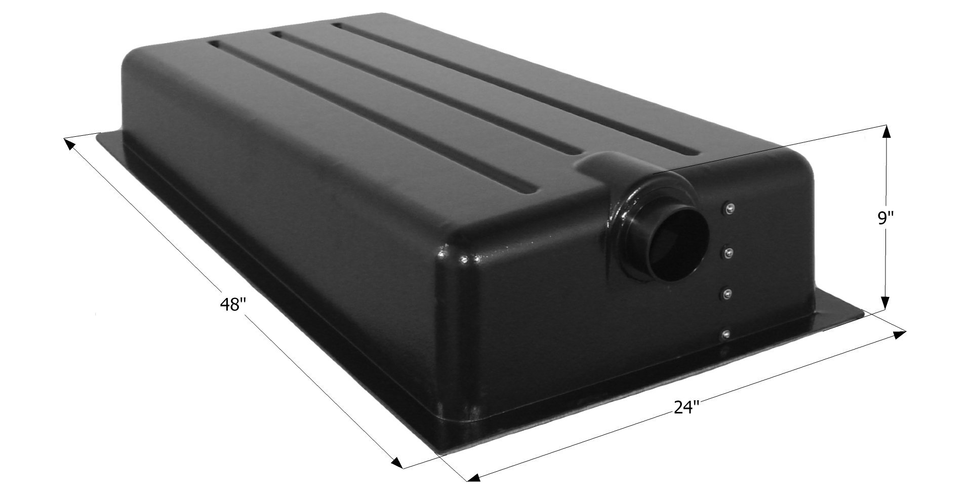 ICON Center End Drain HT198ED with 3" Spigot &amp; 4 Level Sensors