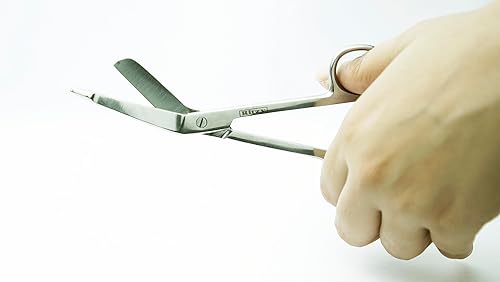 Miniatura 6 de Tijeras médicas  Tijeras quirúrgicas y vendaje de 5.5 pulgadas  Tijeras EMT y trauma  Tijeras de acero inoxidable para médicos, primeros auxilios y